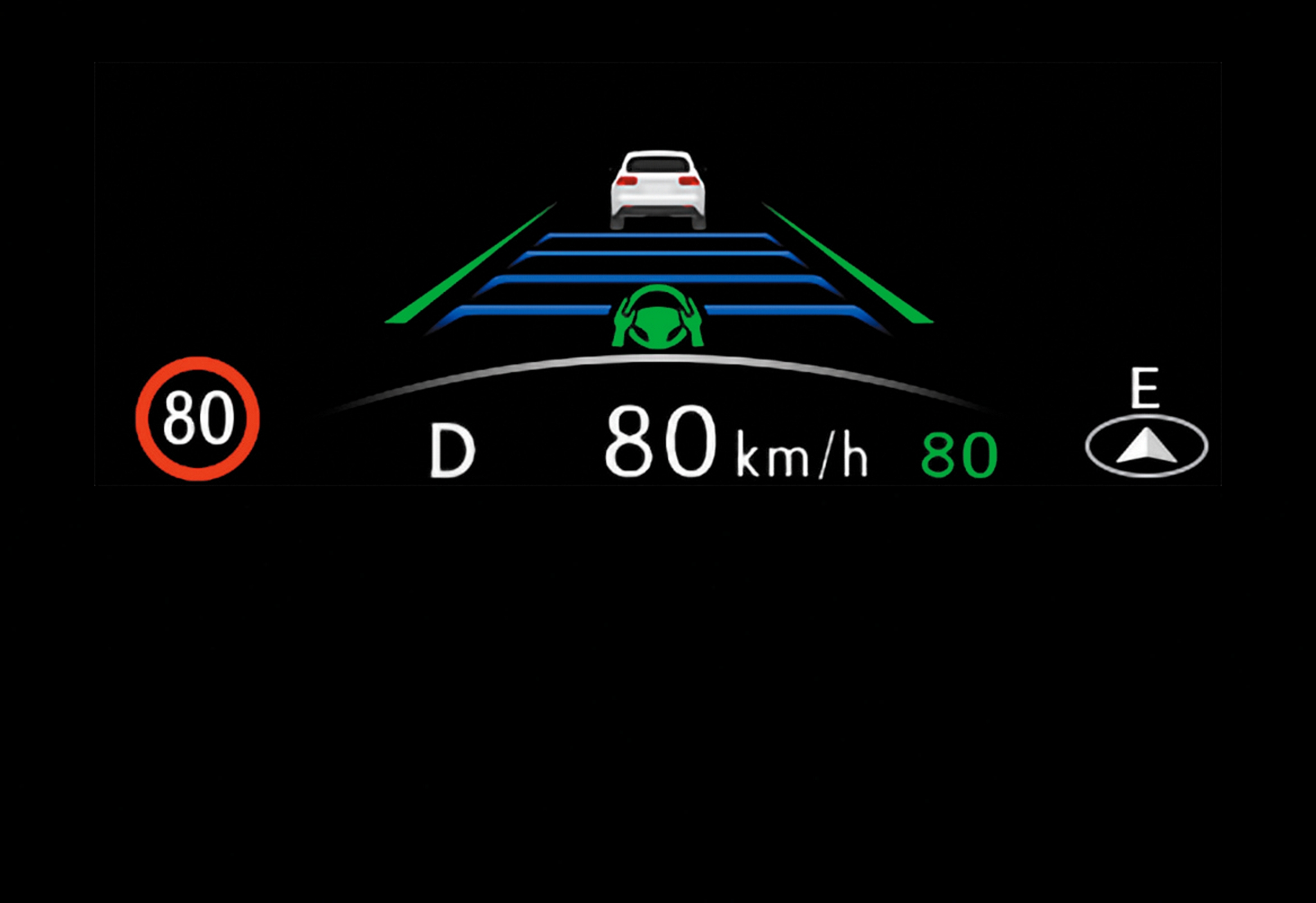 شاشة عرض أمامية لكزس RZ 500E ملونة